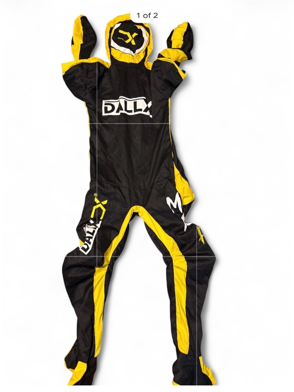 Dallx Black & Yellow Racing Suit